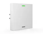 MDT BE-TAL63T1.01 KNX stiklinis vienos vietos mygtukas su RGB-W būsenos LED, temperatūros ir ap&scaron;vietimo jutikliais, Studio White Glossy Neutral