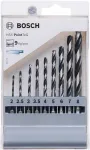Bosch HSS PointTeQ metalo grąžtų rinkinys, 9 vnt., 2-10 mm, suktiniai grąžtai 2607002826