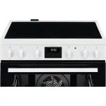 Electrolux LKR64023AW laisvai stovinti elektrinė viryklė su keramine kaitlente, 4 zonos, 58L orkaitė, balta
