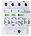 Finder 7P.24.8.275.K110 Type 2 apsaugos nuo vir&scaron;įtampių įtaisas fotovoltinėms sistemoms, 3 poliai, 1100 V DC, 20 kA (8/20 &micro;s), DIN bėgelis