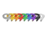 Wirewin Cat6 Slim tinklo kabelis U/FTP plok&scaron;čias violetinis 15m PKW-STP-SLIM-KAT6 15.0 VT