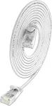 Wirewin SLIM KAT6A 10 Gigabit &scaron;viesus patch laidas apvalus, U/UTP, &Oslash; 3,6 mm, baltas, 5,0 m (SLIM-L-UU-K6A 5.0 WT)