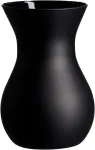 Ritzenhoff & Breker ANNALENA matinis juodas kūginis stiklinis vazas gėlėms, 180 mm 816693