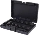 KS TOOLS 1/2 inch &scaron;e&scaron;iakampis smūginis galvučių rinkinys, trumpas, 12 dalių (515.0112)