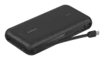 Belkin BPB024HQBK 10 000 mAh ne&scaron;iojamas įkroviklis su integruotu USB-C laidu, 20 W