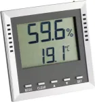 TFA Dostmann KLIMA GUARD termo-higrometras, sidabrinis (30.5010.54.K)