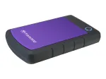 Transcend StoreJet 25H3P - Festplatte - 1TB - extern - 6,4 cm (2.5) - SuperSpeed USB - 5400 U/min - Puffer: 8MB - brilliant purple (TS1TSJ25H3P)