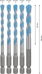 Bosch Expert HEX-9 mūro grąžtų rinkinys 5 vnt.