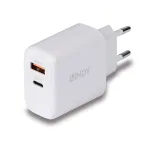 Lindy 73428 mobiliojo įrenginio įkroviklis universalus Baltas AC Greitas įkrovimas Vidaus patalpoms