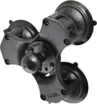 RAM Mounts RAP-365-224-1U trigubas siurbtukų laikiklio pagrindas su 1,5 colio (3,81 cm) rutuliu, 3,3 colio siurbtukai