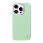 Apsauginis dėklas Joyroom PN-15F1 iPhone 15 Pro &ndash; plonas žalias, suderinamas su belaidžiu įkrovimu