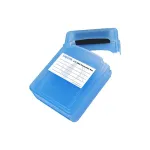 LogiLink HDD-Box f&uuml;r externe 2 x 2.5 Festplatten, blau Schutzbox, trop- und wasserrestistent, verschlie&szlig;bar (UA0132)