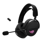 ASUS ROG Pelta ausinės Laidinės ir belaidės Ausinės ant galvos Žaidimams USB Type-C Bluetooth Juodos