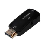 LogiLink CV0107 HDMI į VGA adapteris, juodas