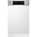 Įmontuojamas indaplovė Electrolux EES42210IX 45 cm siaura, 9 komplektai, 44 dB, AirDry, 8 programų
