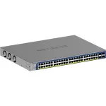 NETGEAR GS752TXP 52 prievadų PoE Gigabit/10G kroviniuojamas i&scaron;manusis jungiklis