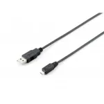 USB 2.0 A tipo (vyri&scaron;kas) į Micro-B laidą Equip 128523 1,8 m juodas