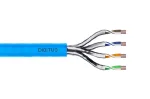 DIGITUS montavimo kabelis - CAT6a - U/FTP - AWG 23/1 - 100m - Mėlyna