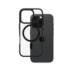 PanzerGlass CARE&trade; by &reg; Urban Combat Case Skaidrus su Juodu Rėmeliu ir MagSafe, iPhone 16 Pro