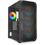 Sharkoon AK3 RGB Midi Tower Juoda