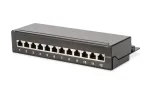 Patch Panel Digitus Desktop CAT 6A Class EA Ekranuotas Juodas