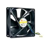 QNAP FAN-9CM-T01 kompiuterio au&scaron;inimo sistema Universalus 9,2 cm Juoda