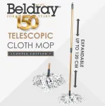 Beldray LA069066GRYEU7 teleskopinis mopas, &scaron;luostinė galvutė