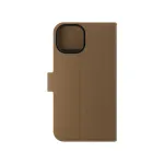 ZAGG 702314850 Folio atlenkiamas dėklas, Apple iPhone 16e/15/14/13, dirbtinė oda, rudas
