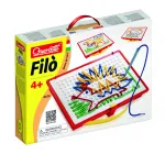 Quercetti 0570 Filo edukacinis siuvinėjimo siūlelių žaislas, 4+ m., įvairiaspalvis
