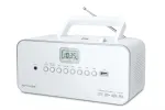 Ne&scaron;iojama stereo sistema Muse M-28RDW &ndash; CD/MP3 grotuvas, FM/MW imtuvas, 3W RMS, balta, 1,4 kg