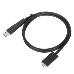 Targus ACC1133GLX USB-C laidas su fiksavimo varžtu ir USB-A adapteriu, 1 m, juodas