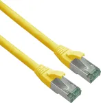 Helos komutacinis kabelis 363711, RJ-45 &ndash; RJ-45, Cat.6a S/FTP (Cat.7 neapdorotas kabelis), 10 m, geltonas