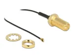 Anteninis kabelis DeLOCK RP-SMA lizdas fiksavimo veržle į I-PEX MHF 4 ki&scaron;tuką 0,81 mm 35 cm