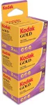 Kodak Gold 200 135/36 spalvota neigiamoji fotojuosta, 36 kadrai, 3 vnt. pakelis
