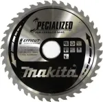 Makita Specialized EFFICUT diskinio pjūklo geležtė &ndash; medienai, metalui, polivinilchloridui (PVC), kompozitinėms medžiagoms, WPC (medienos-plastiko kompozitams) &ndash; 185 mm &ndash; 40 dantų &ndash; skirta Makita DH
