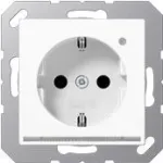 JUNG A 1520-O WW LNW SCHUKO ki&scaron;tukinis lizdas su LED orientacine &scaron;viesa, balta, 16A 250V ~