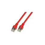 EFB-Elektronik RJ45 jungiamasis laidas Cat.5e SF/UTP PVC CCA Raudonas 1m