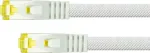 Python Series RJ45 jungiamasis kabelis su Cat.7 žaliava - apsauga nuo užraktų (RNS) ir nailono pynė - S/FTP - PiMF - halogenų neturintis - 500MHz - OFC - baltas - 30m (8070PY-300W)