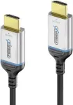Fiberx FX-I380-005 HDMI 2.1 8K &scaron;viesolaidinis kabelis, 5 m, juodas