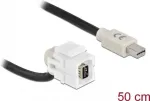 Keystone modulis mini DisplayPort lizdas 110&deg; DeLOCK 86860