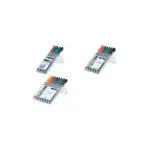Markeris Staedtler 311 WP4 4 vnt. Juoda Mėlyna Žalia Raudona