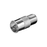 Goobay WE 1173 Cu RF adapteris, IEC (9,52 mm) lizdas &ndash; F lizdas