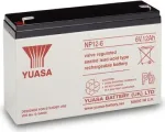 Yuasa NP12-6 - 12000 mAh - sandarus &scaron;vino rūg&scaron;ties akumuliatorius (VRLA) - 6V - 2,05 kg - 50 x 151 x 94 mm (NP12-6)