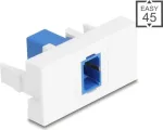 DELOCK Patch Panel Modulis SC Simplex Mėlynas/Baltas 45&deg; Easy 90896