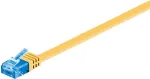 Goobay RJ-45 CAT6a tinklo kabelis 0,5 m geltonas