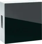 Grothe GONG 465A Bw/black &ndash; belaidis durų skambutis, juodas/baltas, plieninis, laidinis, 83 dB, AC / baterija, 8&ndash;12 V
