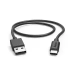 Hama 00201705 USB 2.0 laidas USB A &ndash; USB C 0,5 m juodas
