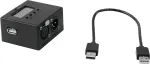 DMX sąsaja EUROLITE PFE-50 (modelis 40001815) USB maitinamas DMX valdiklio adapteris