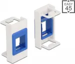 Keystone laikiklis DeLOCK Easy 45 modulis 22,5 x 45 mm balta mėlyna