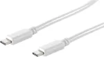 USB-C laidas ShiverPeaks 13-45156 USB 3.2 Gen 2 1,5 m baltas